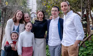 Семья, покинувшая Иерусалим и переехавшая в Кирьят-Шмону