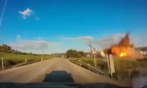 הפגיעה הישירה בתחנת הלוויינים בעמק האלה