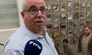 Интервью на Аруц 7 было прервано из-за тревоги