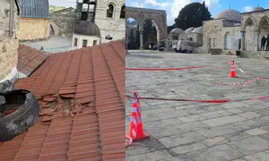 שברי יירוט בהר הבית וליד משרד רה"מ