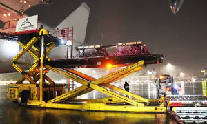 צפו: המטוס ה-200 עם ציוד צבאי נחת בישראל