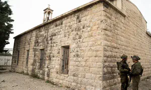 מנהרה של חיזבאללה מתחת לכנסייה