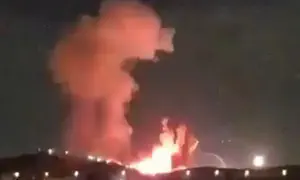 מתקפה באיספהאן עם פצצות חודרות בונקרים