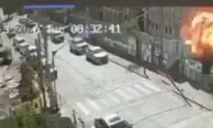 תיעוד: רגע הפגיעה הישירה בבני ברק