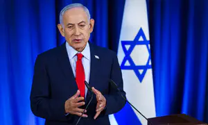 Polish politician publishes picture of Netanyahu as Hitler