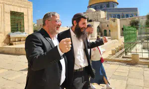 בן גביר והרב וולפסון שרים "מתי תמלוך"