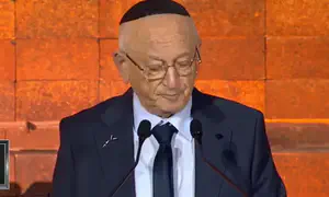 השופט ששרד את השואה נשא את "אל מלא רחמים"
