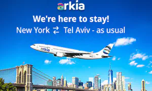 Arkia is here to stay: Nonstop New York-Tel Aviv flights resume