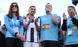 רום ברסלבסקי הזניק מקצה במרתון ירושלים