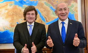 PM Netanyahu meets President of Argentina Milei