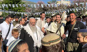 תפילת עצמאות חגיגית בלב קריית שמונה