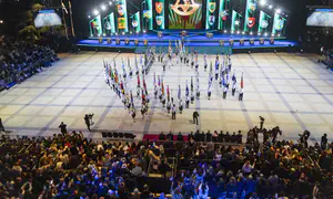 Еще один инцидент на церемонии зажжения факелов