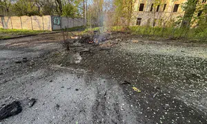 Drone strikes near home of Chabad emissary in Dnipro