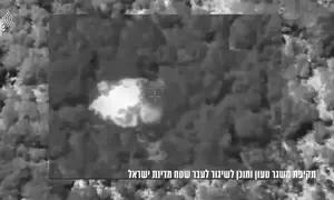 תיעוד: השמדת משגר טעון של חיזבאללה