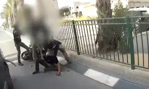 ניסה להימלט - והתנגש ברכב