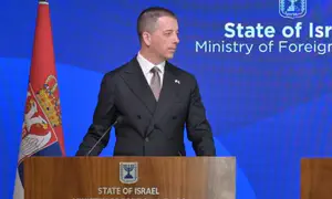 שר החוץ הסרבי הפתיע בעברית