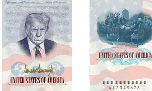 Trump portrait to appear in special passport