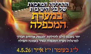 אלפי בני ישיבות יגיעו להדלקה המרכזית