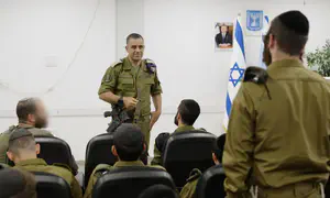 מפגש מרגש של ראש אכ"א עם מתגייסים חרדים