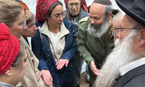 תפילה במירון עם אימהות פצועי המלחמה