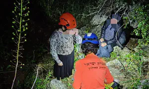 סבתא וחמישה נכדים חולצו בנחל עמוד