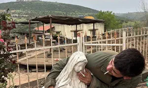 Soldier filmed disrespecting Christian statue in southern Lebanon