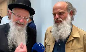 המפגש המיוחד של הרב שמואל אליהו ודוד שוקן