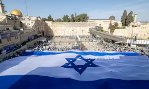 Thousands gather for Jerusalem Day Flag March