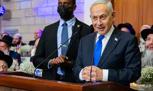 נתניהו במרכז הרב: "שברנו את מחסום הפחד"