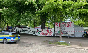 Anti-Israel encampment approved near Holocaust site