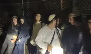 פעילי ימין קשרו עצמם לגבול סוריה