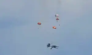 Fighter jets collide mid-air during airshow