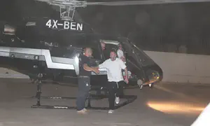 האמנים מיהרו להגיע לחתונה - במסוק