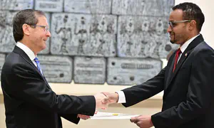 Herzog receives credentials of first Somaliland ambassador