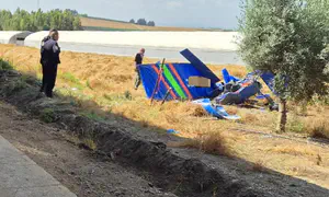מטוס קל התרסק בצפון, שניים במצב אנוש
