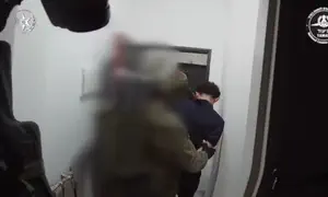 תיעוד: המעצר שהפתיע את החשוד הפלסטיני