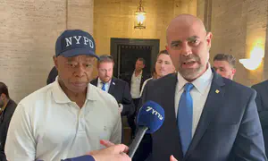 Fmr. Mayor Adams, Knesset Speaker Ohana march together in NYC