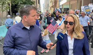 US Congresswoman Lauren Gillen joins Celebrate Israel Parade