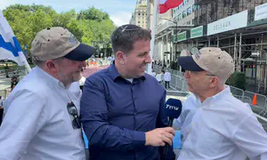 NBN at Israel parade: ‘One nation, strong and together’