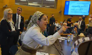 MK Sohn Har-Melech bursts into Arab Knesset members' discussion
