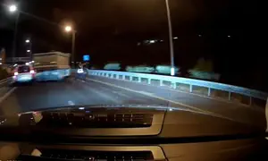 Truck trailer detaches during journey