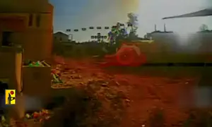 Hezbollah reveals: Footage from the impact angle