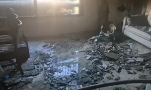אם ובנה נמלטו מהבית רגע לפני האסון