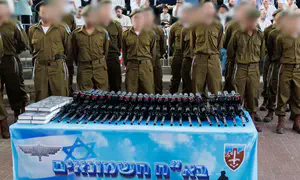 צפו: הטקס המרגש של חטיבת החשמונאים