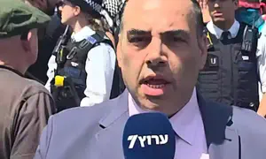 Флаги Израиля против флагов Палестины