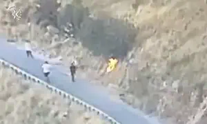 תיעוד ההצתה סמוך לבסיס בירושלים