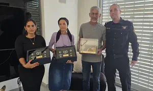 מחווה למשפחת השוטר שהציל חיים באופקים