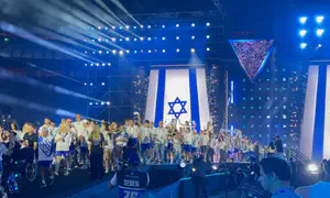 טקס הפתיחה של המכביה יצא לדרך בירושלים