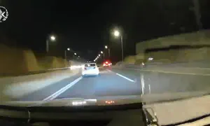 Palestinian driver arrested in police pursuit