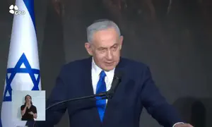 נתניהו הצדיע ל"גיבורי הבאגרים" מההתיישבות